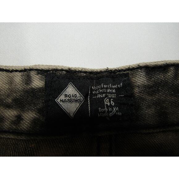 Road Narrows Black Tie Dye Distressed Denim Jeans Mens sz 46"x32 Acid Washed - Picture 7 of 12